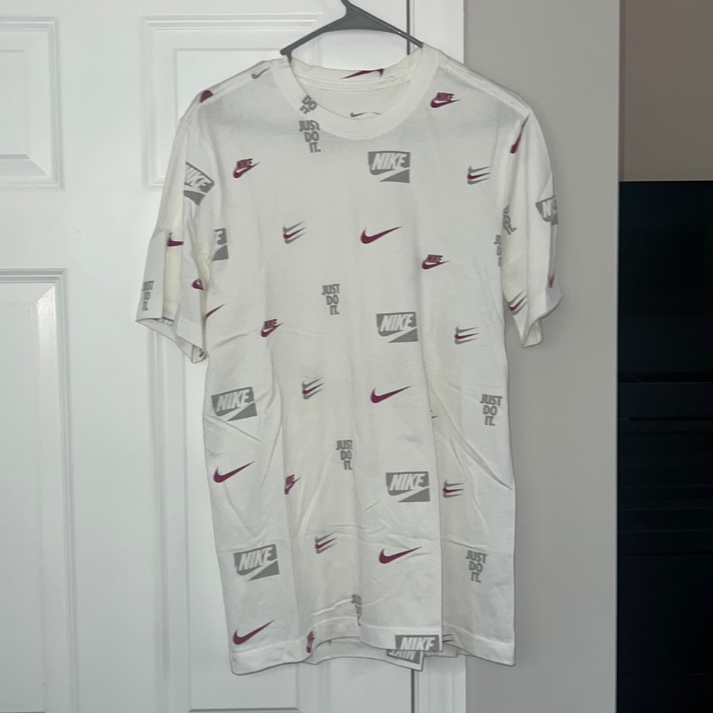 Nike All-Over Print Tee - Size M
